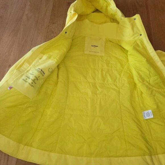 Halfdays Aston Jacket Belted Ski Jacket Yellow XS Waterproof NWT - Picture 6 of 8